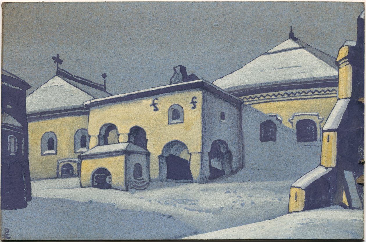 Starý Pskov, 1936 od Nicholas Roerich
