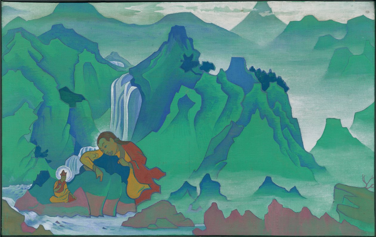 Padma Sambhava, série „Poutače východu“, 1924 od Nicholas Roerich