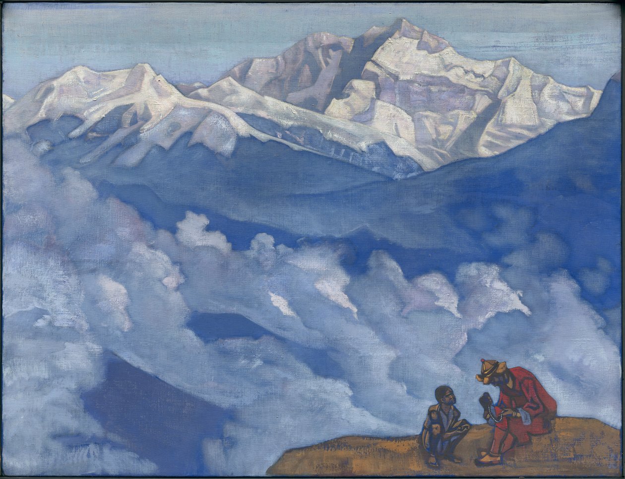 Perla hledání, série "Jeho země", 1924 od Nicholas Roerich