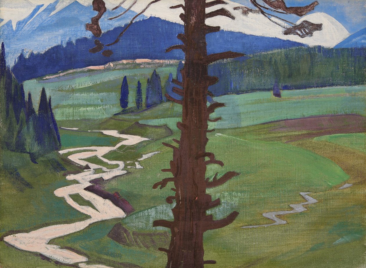 Pir Panjal, ze stejnojmenné série, 1925 od Nicholas Roerich