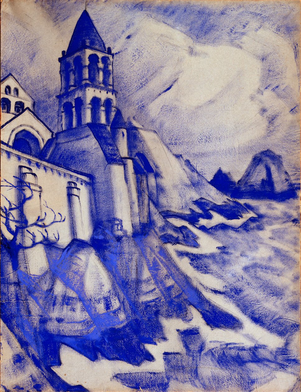 Přípravná výzdoba pro hru "Princezna Maleine" od Maurice Maeterlincka, 1913 od Nicholas Roerich