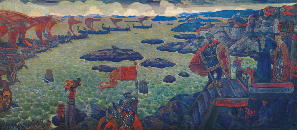 Připraveno na kampaň Varjažské moře, 1910 od Nikolai Konstantinowitsch Roerich