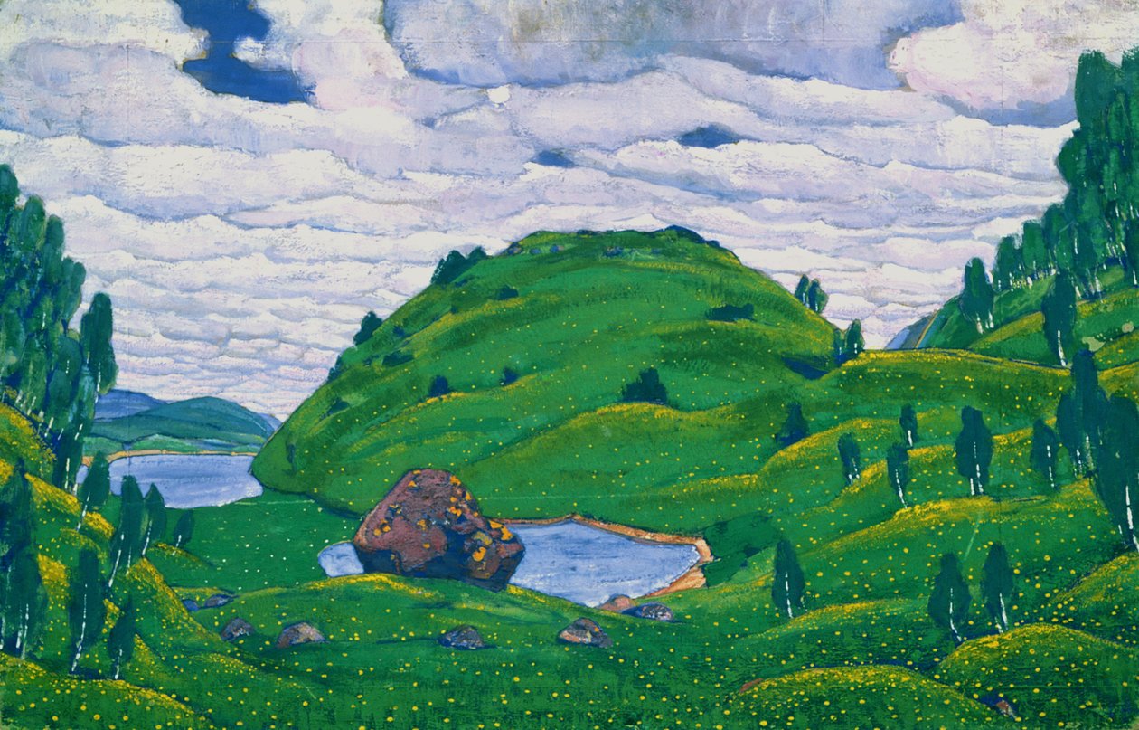 Náčrt pro "Svěcení jara" od Igora Stravinského od Nicholas Roerich