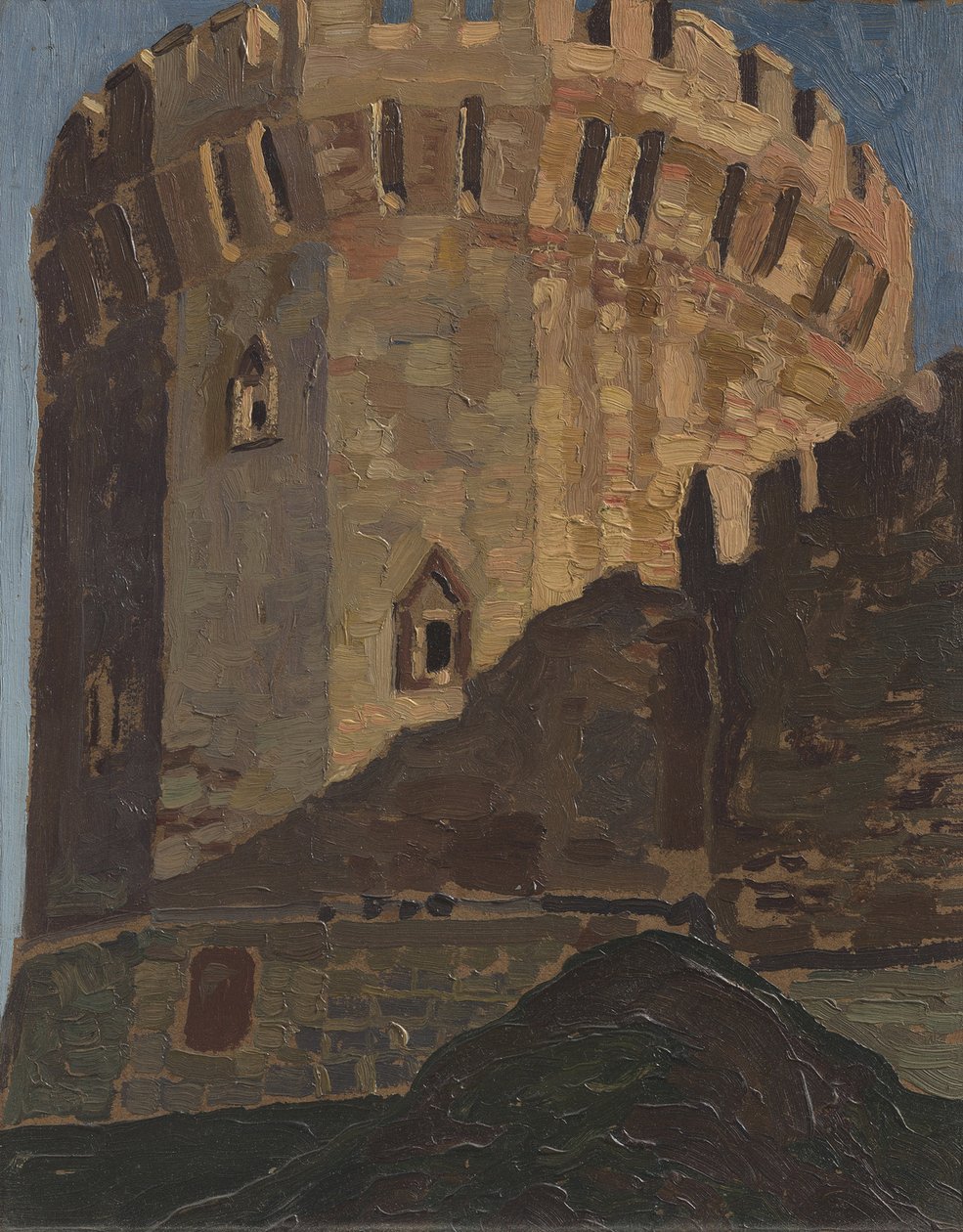 Smolensk. Věž par Roerich, Nicholas (1874-1947). Olej na překližce, rozměr: 39x30,5 od Nicholas Roerich