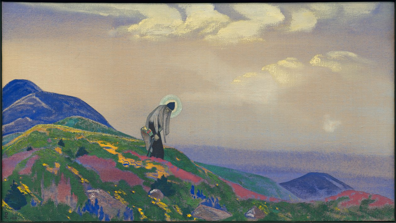 Svatý Panteleimon léčitel, 1931 od Nicholas Roerich
