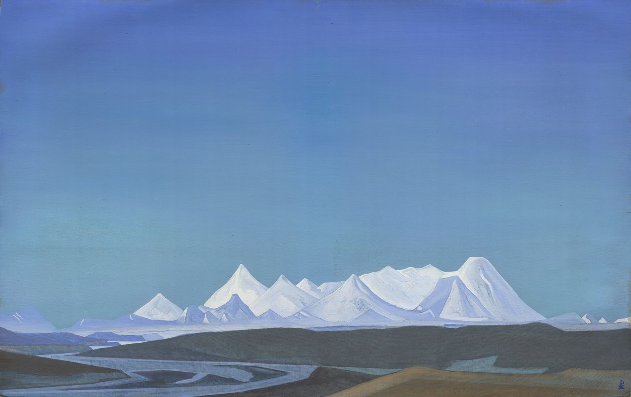 Největší a nejsvětější z Tangla, 1932 od Nicholas Roerich