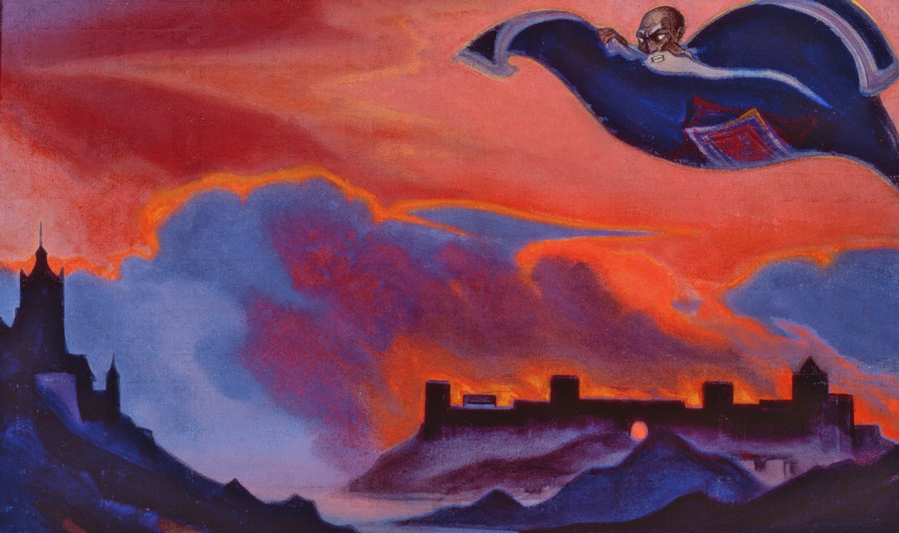 Kouzelný koberec, 1939 od Nicholas Roerich