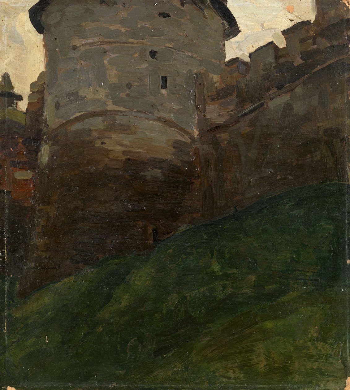 Novgorodská kremelská věž, c. 1903 od Nikolai Konstantinowitsch Roerich