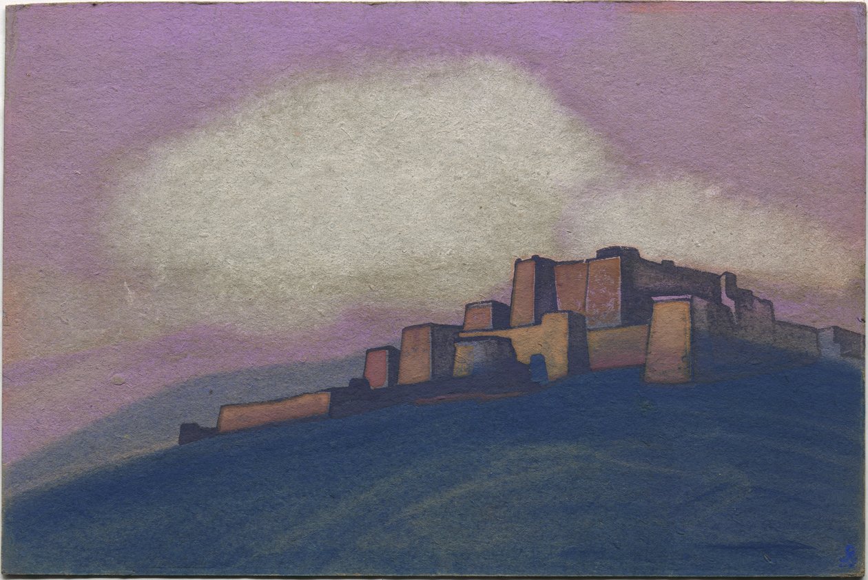 Tibetská pevnost, 1936 od Nicholas Roerich