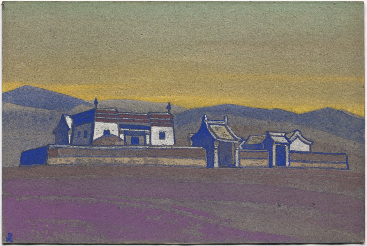 Tsagan-Kure, Vnitřní Mongolsko, 1936 od Nicholas Roerich