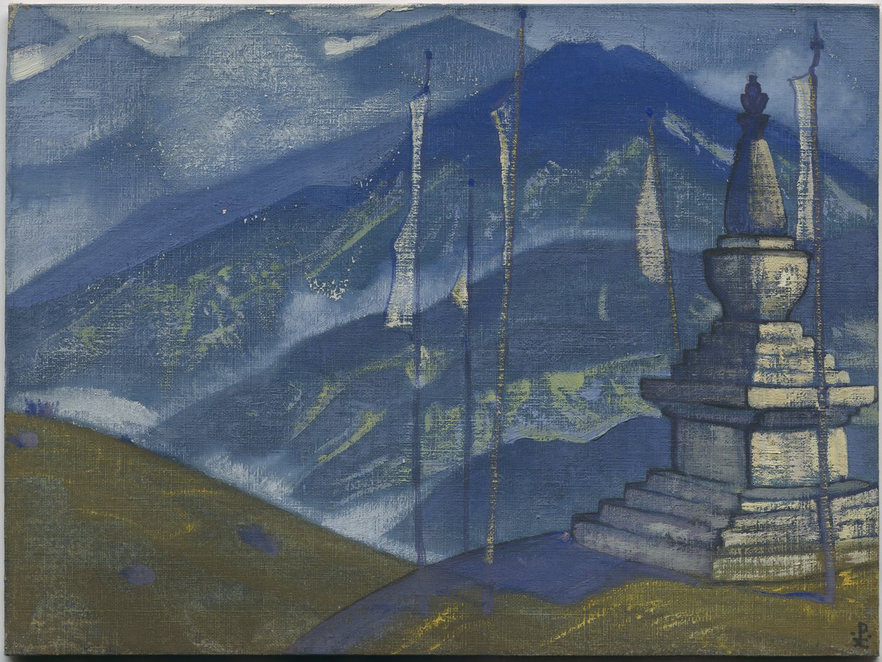 Waves of Mist, série "himalájský", 1924 od Nicholas Roerich