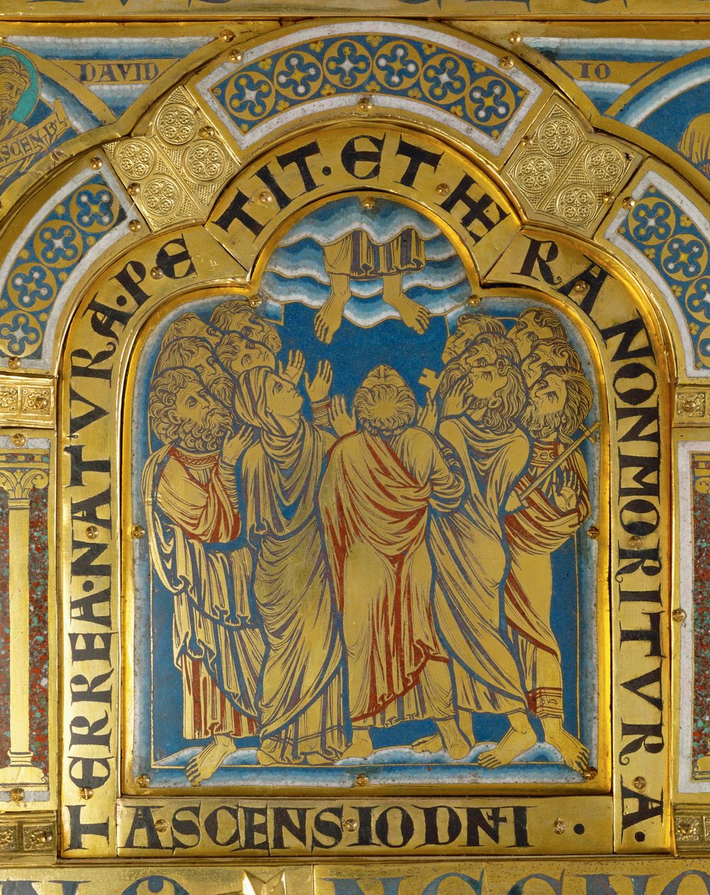 Nanebevstoupení Krista z Verdunského oltáře... od Nicholas of Verdun