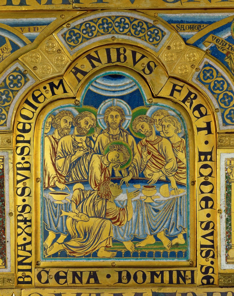 Poslední večeře z Verdunského oltáře... od Nicholas of Verdun