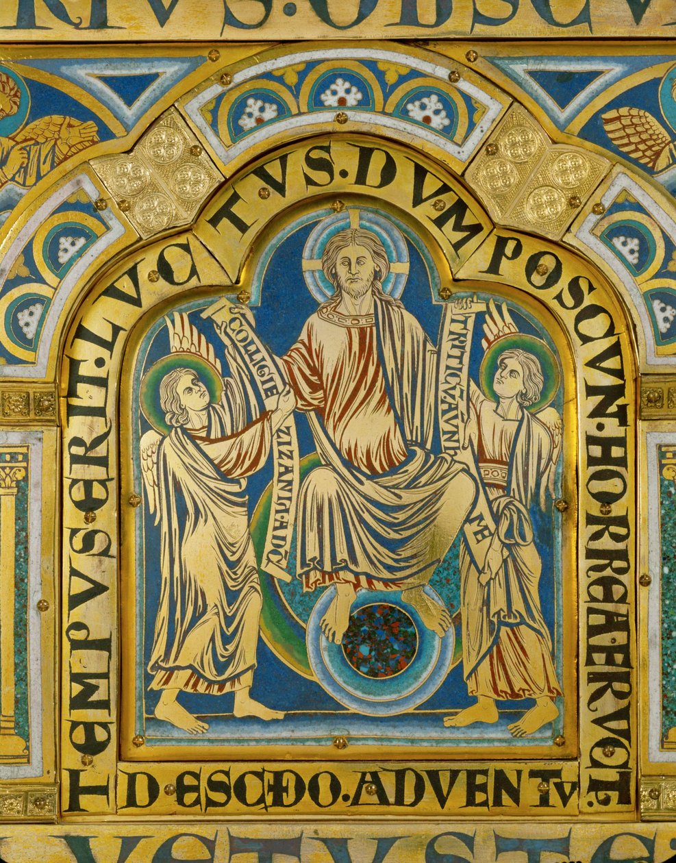 Druhý příchod ... (smalt na zlacené mědi) od Nicholas of Verdun