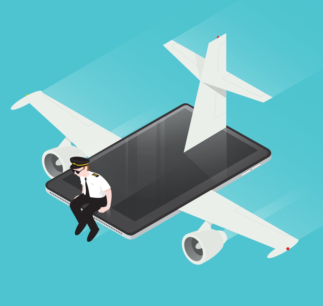 iPlane, 2016 (digitální) od Nick Diggory