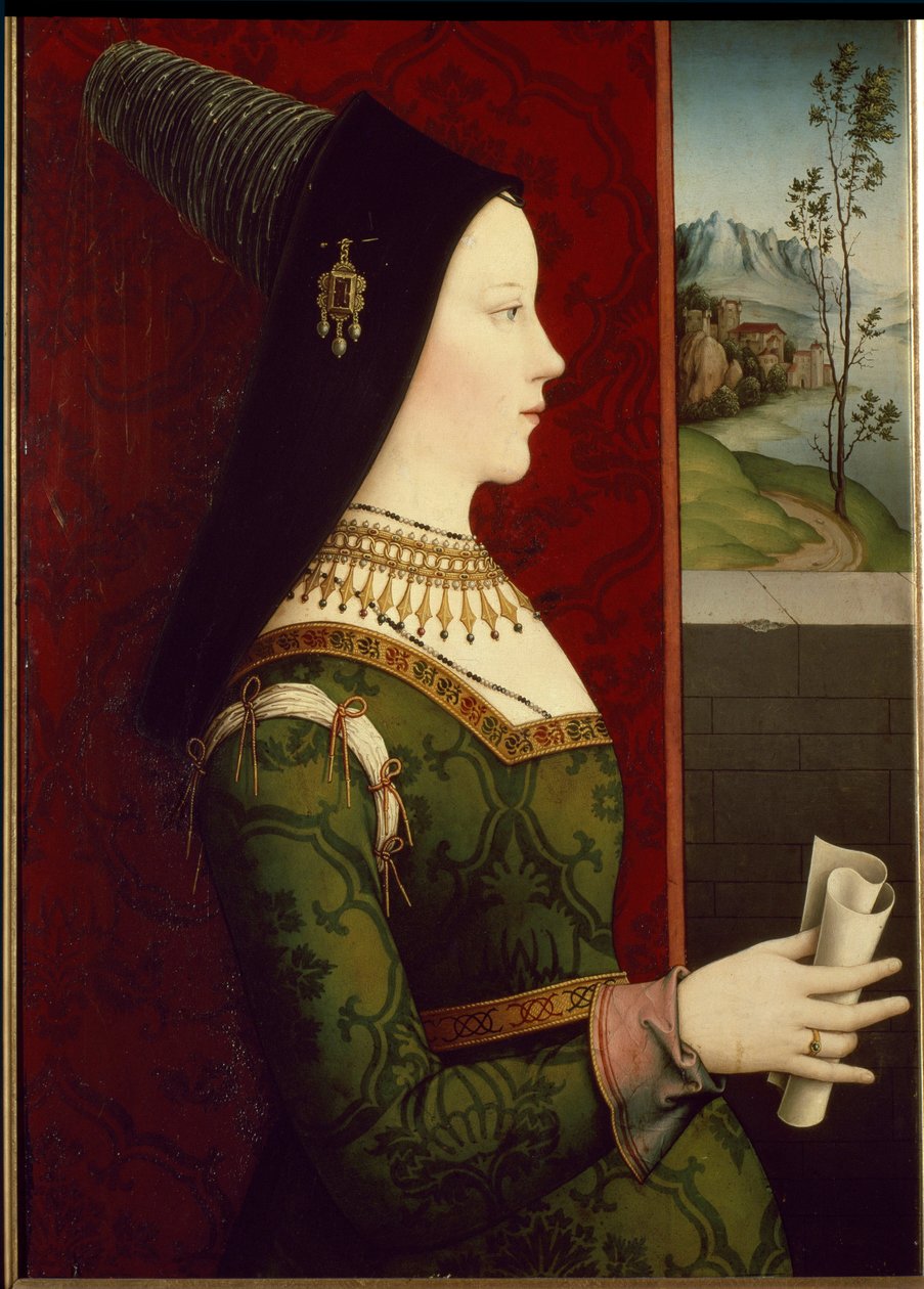 Portrét Marie vévodkyně Burgundska od Niclas Reiser
