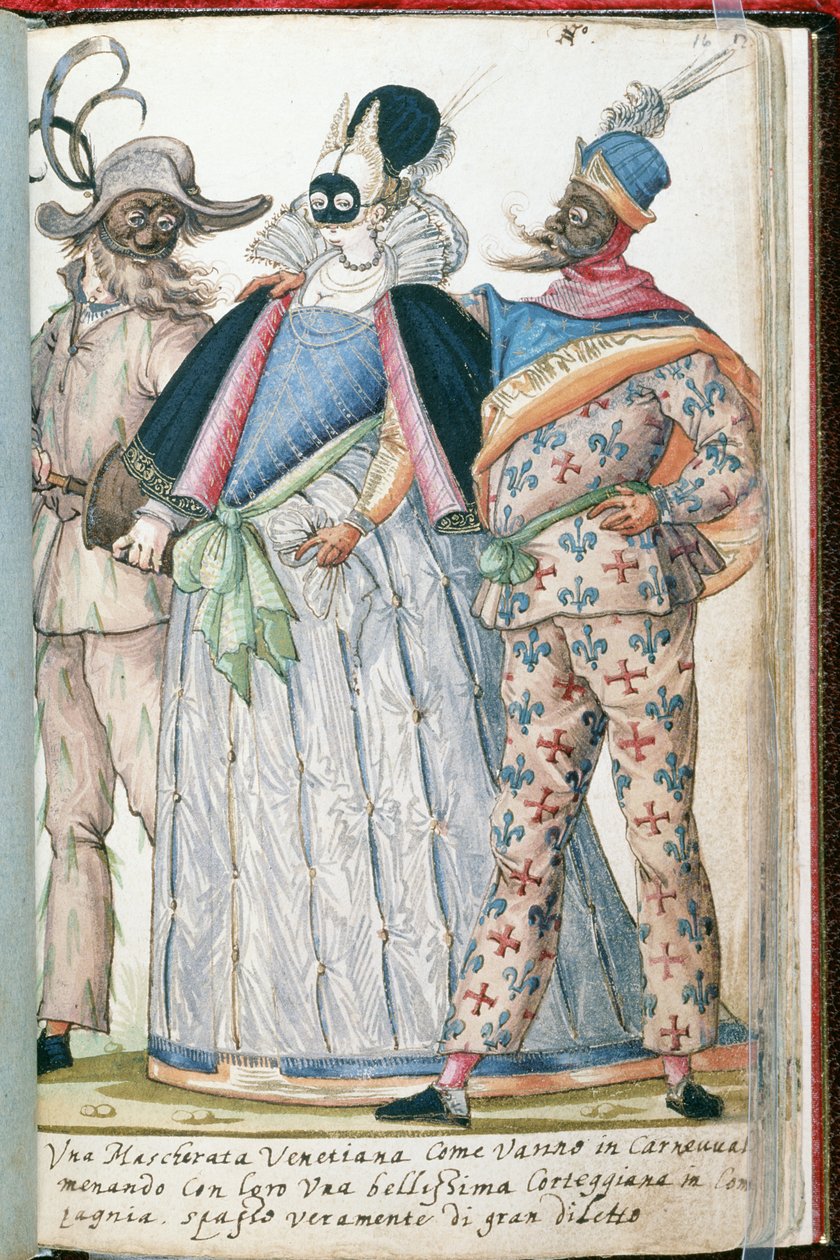 MS W.477 fol.16 Iluminace z Kippellovy kostýmní knihy, kolem 1588 od Niclauss Kippell