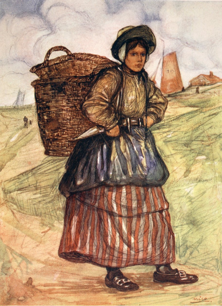 Rybářka ze Zandvoortu, 1904 od Nico Jungman