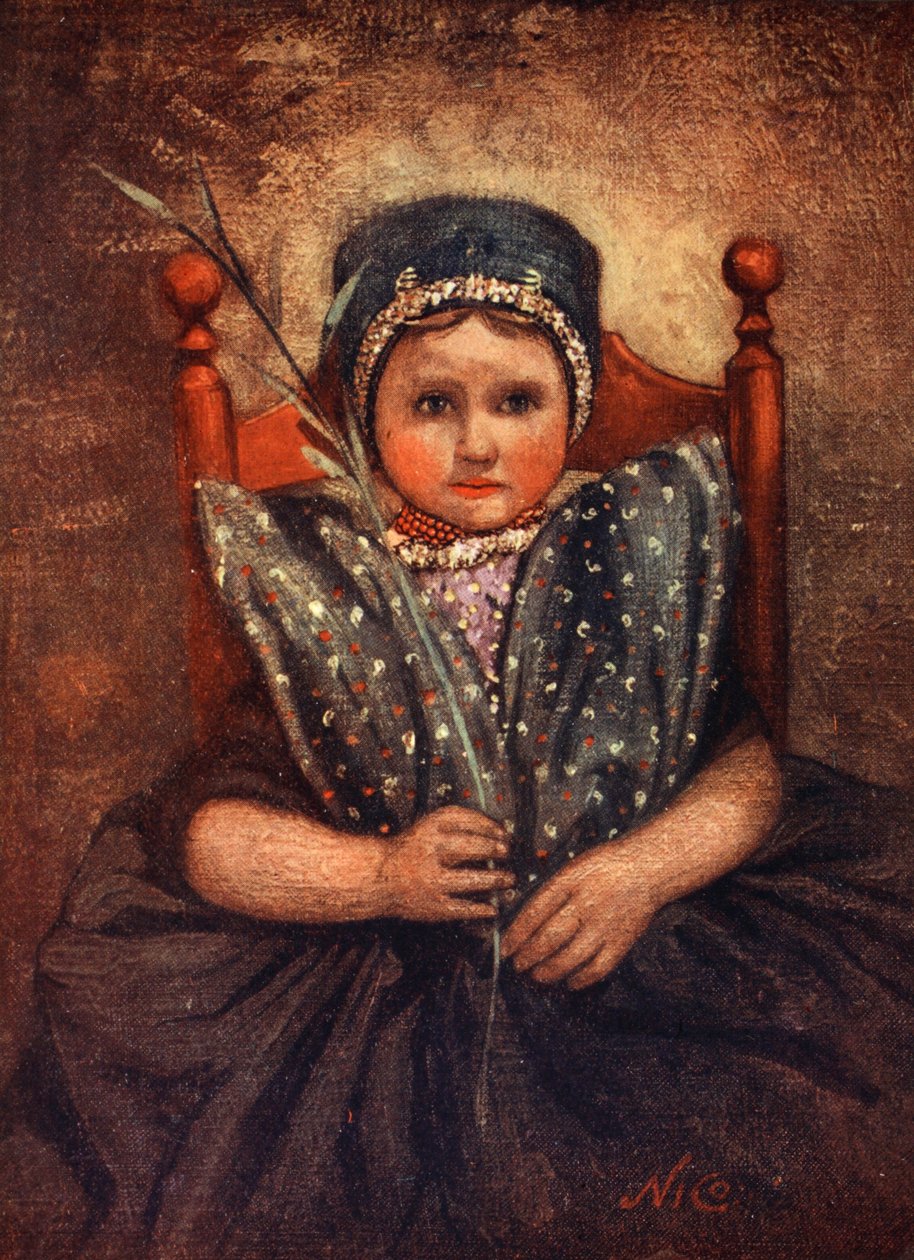 A Little Maiden, 1904 od Nico Jungman
