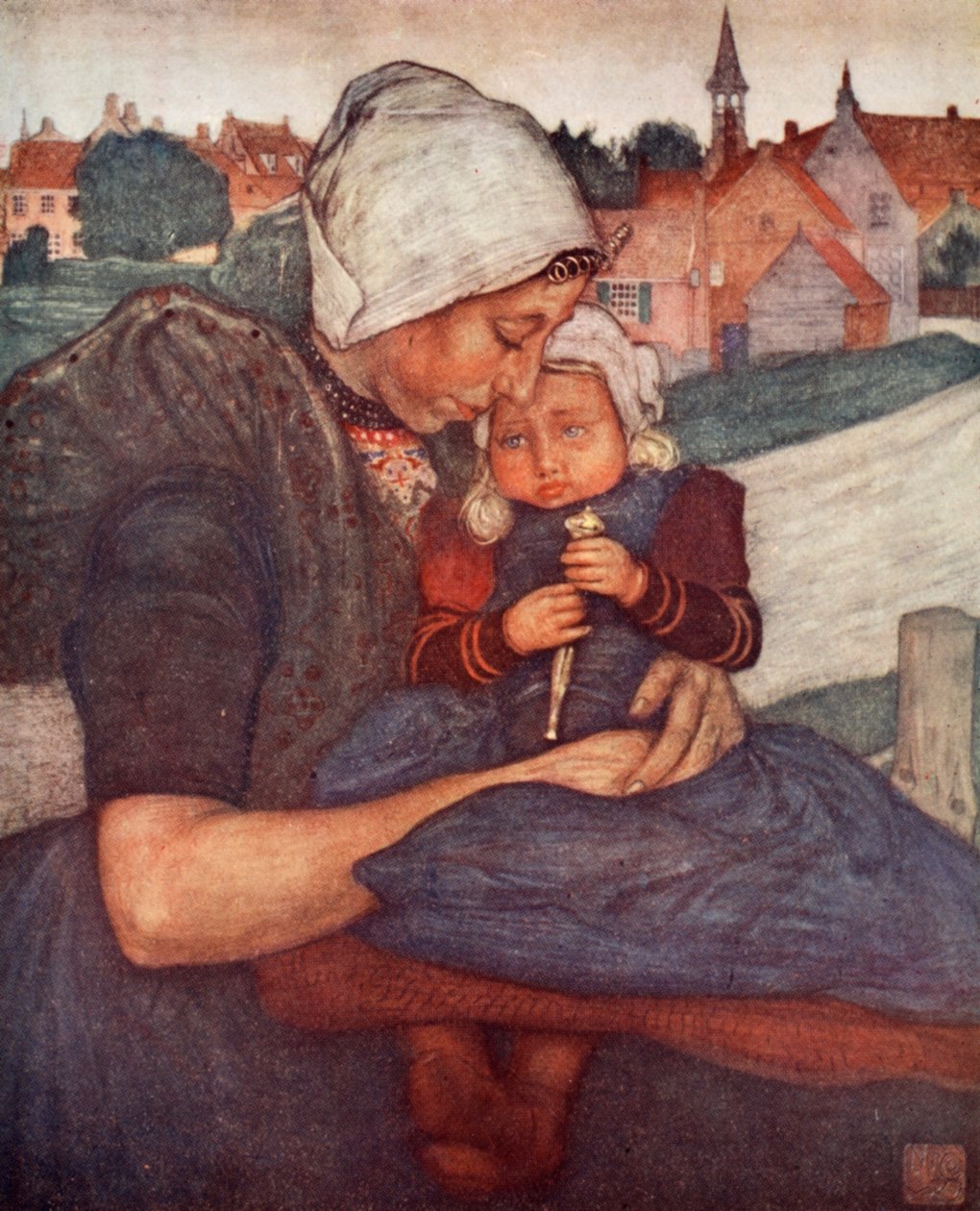 Matka a dítě Axela, 1904 od Nico Jungman