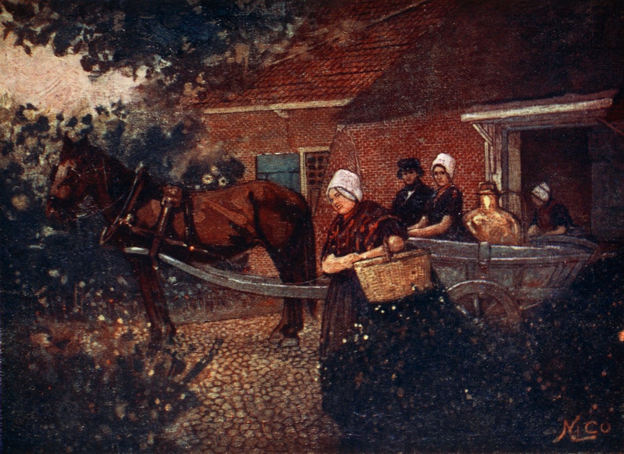 Walcherenský vozík na mléko, 1904 od Nico Jungman