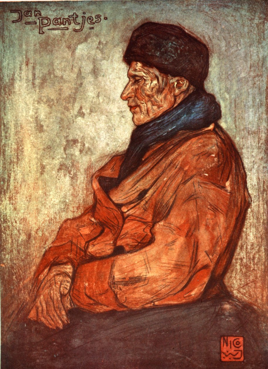 Starý rybář, 1904 od Nico Jungman