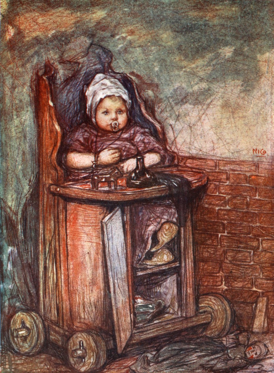 Dítě na židli, 1904 od Nico Jungman