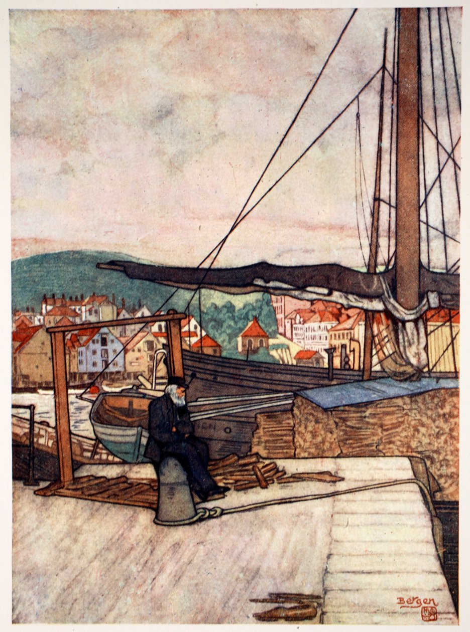 Bergen, 1905 od Nico Jungman
