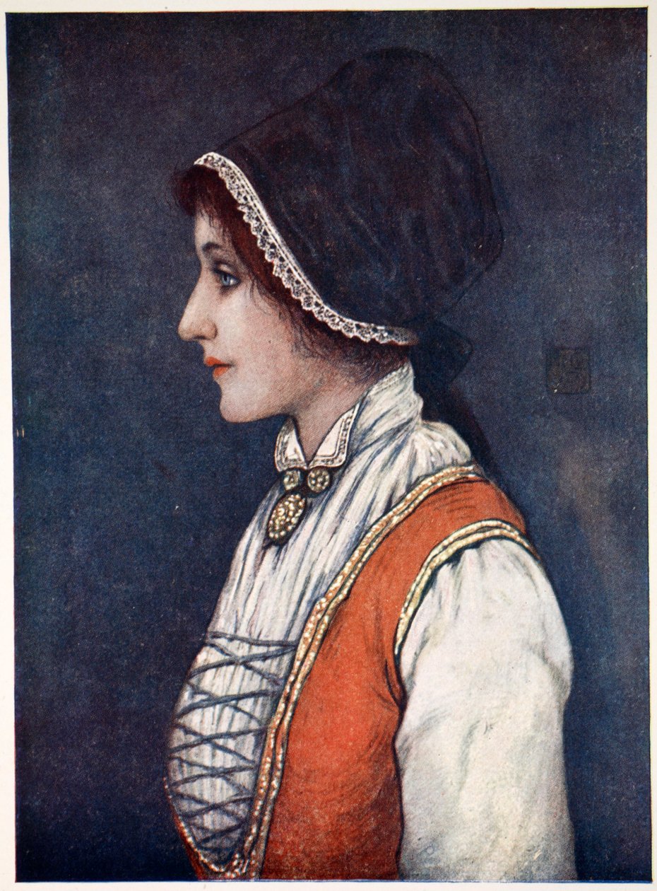 Kostým nošený v okrese Bergen, 1905 od Nico Jungman