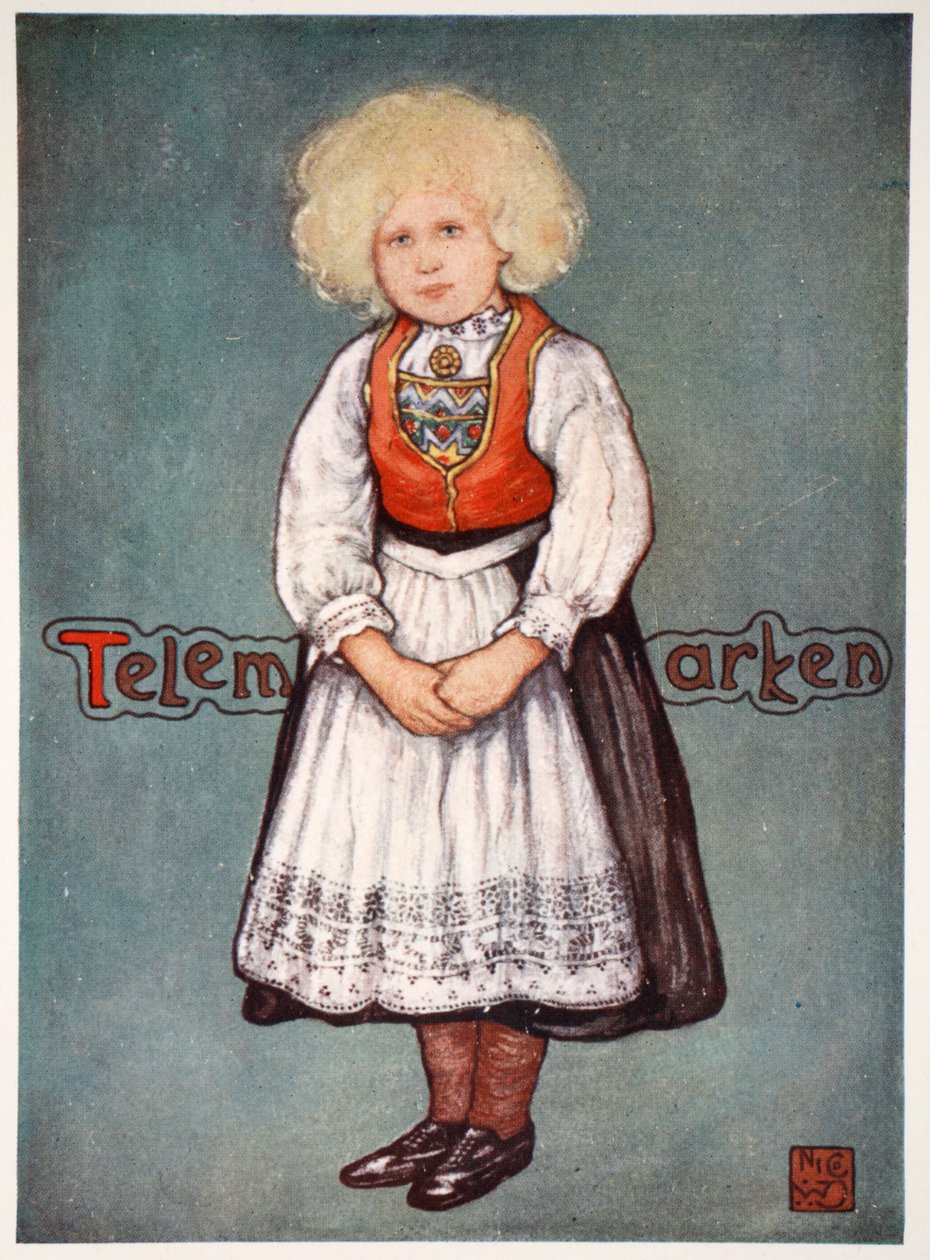Holčička z Telemarkenu, 1905 od Nico Jungman