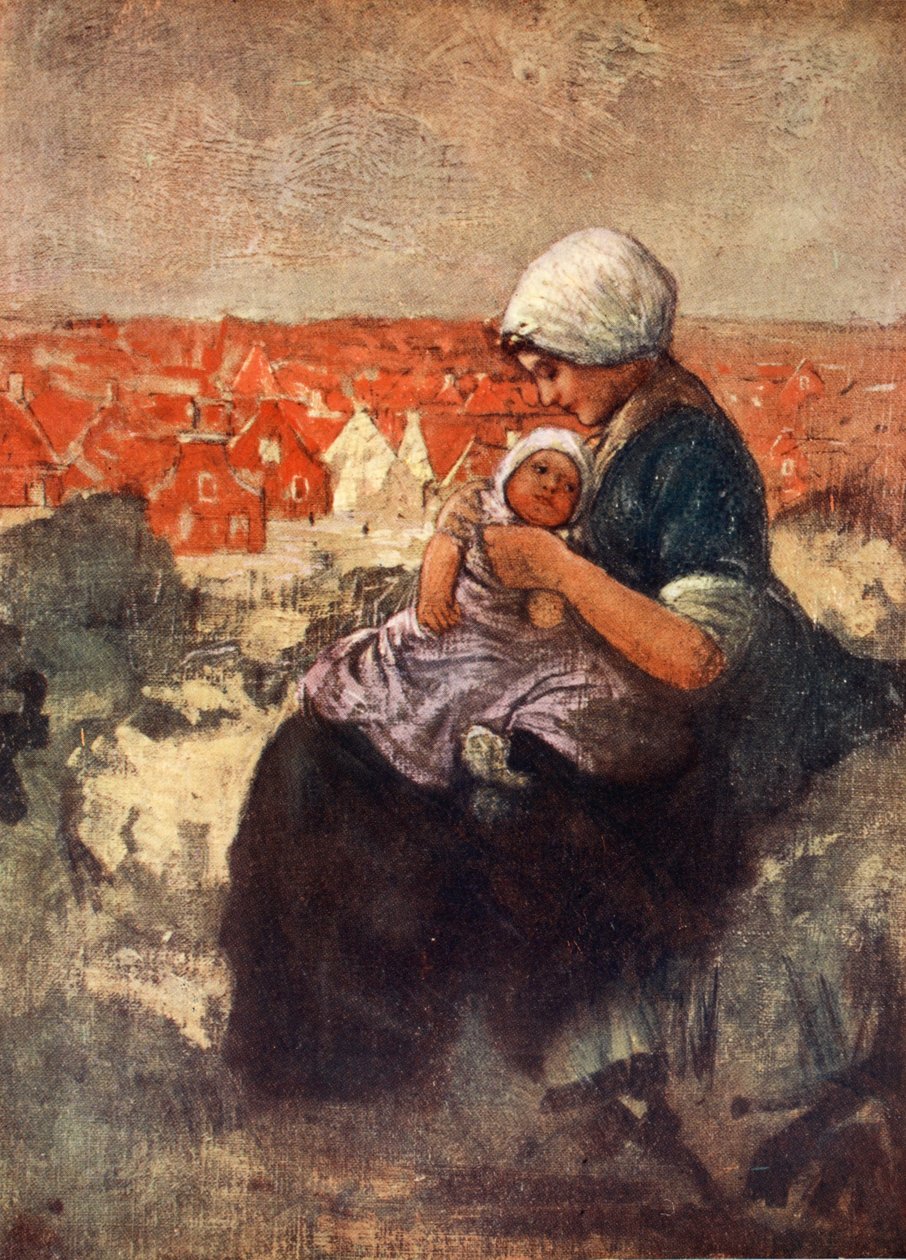 Matka a dítě ze Scheveningenu, 1904 od Nico Jungman