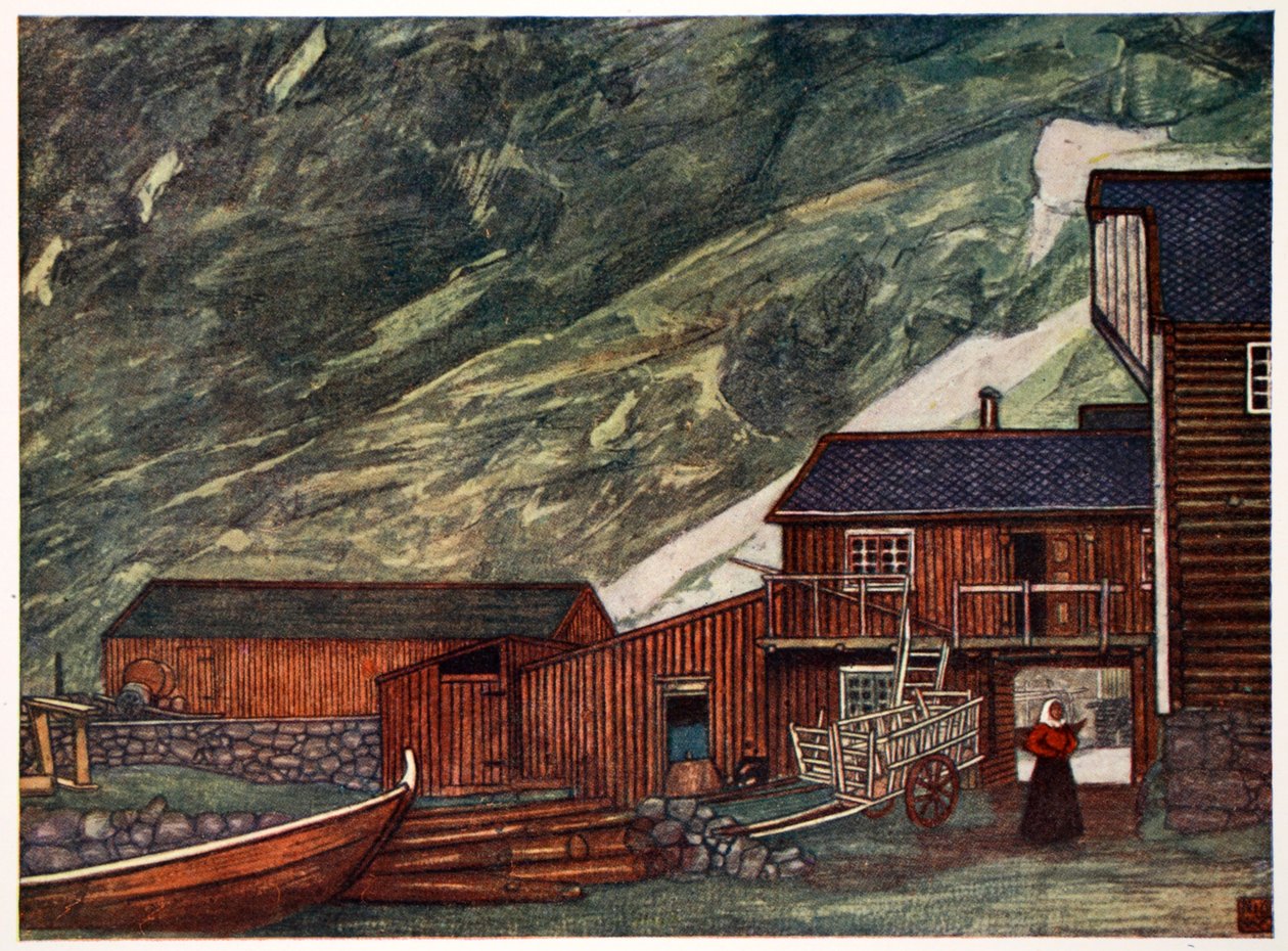Na fjordu, Sundalsoren, 1905 od Nico Jungman