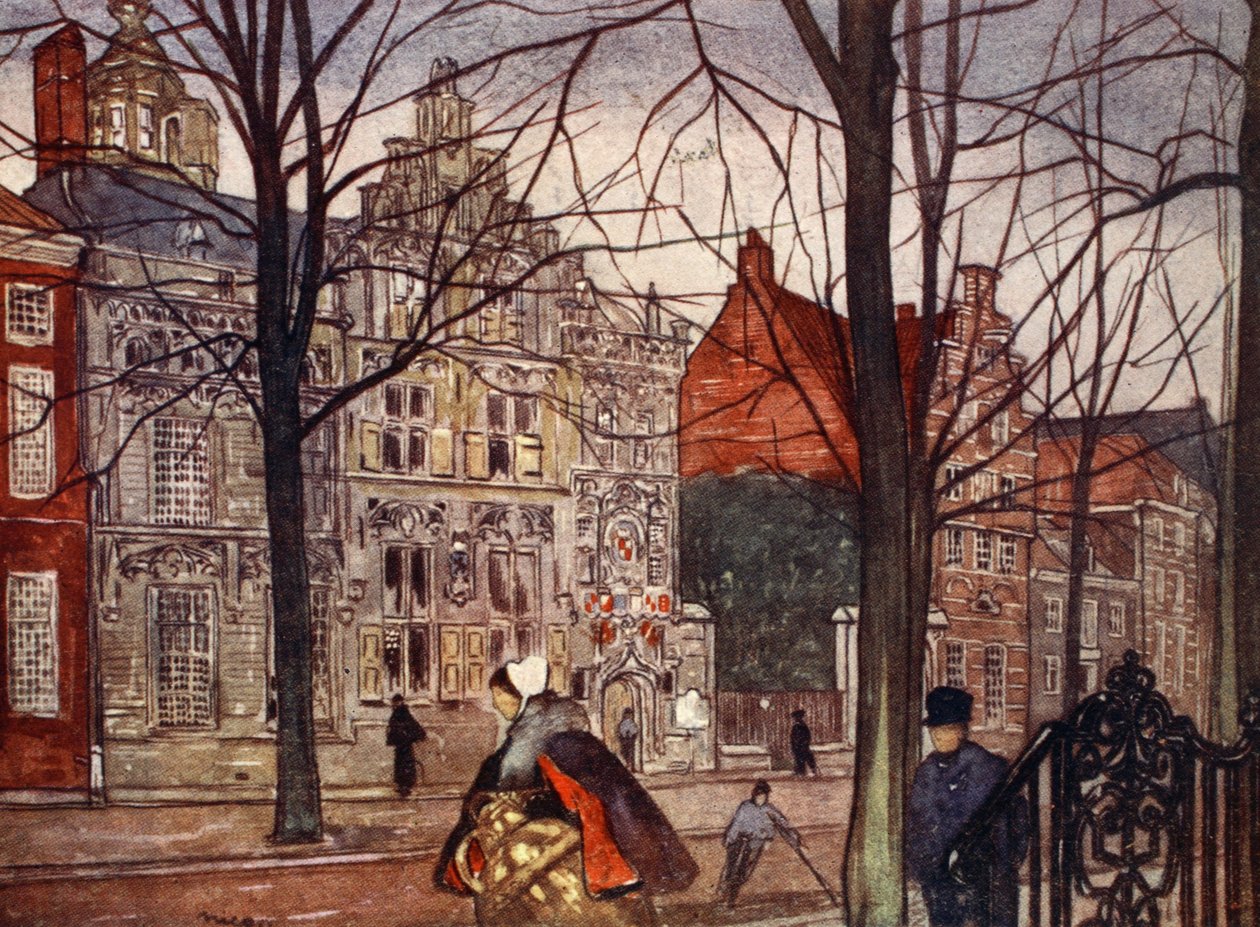 Starý Delft, 1904 od Nico Jungman