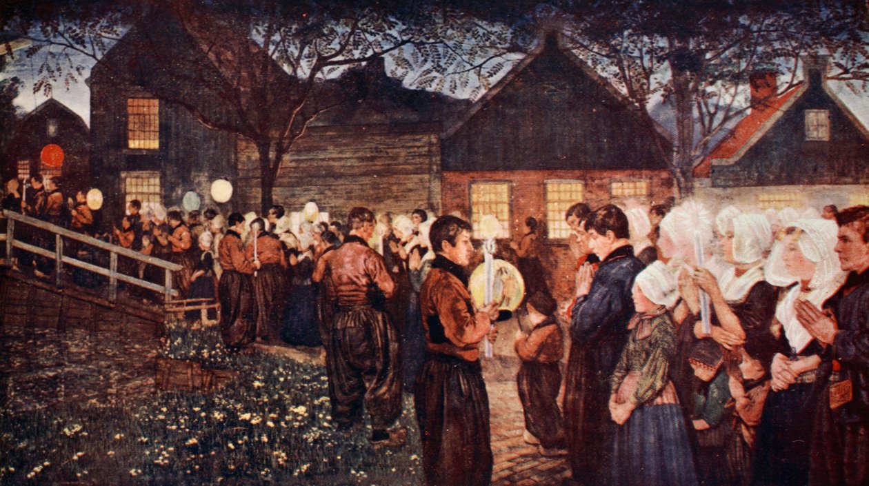 Náboženské procesí II, 1904 od Nico Jungman
