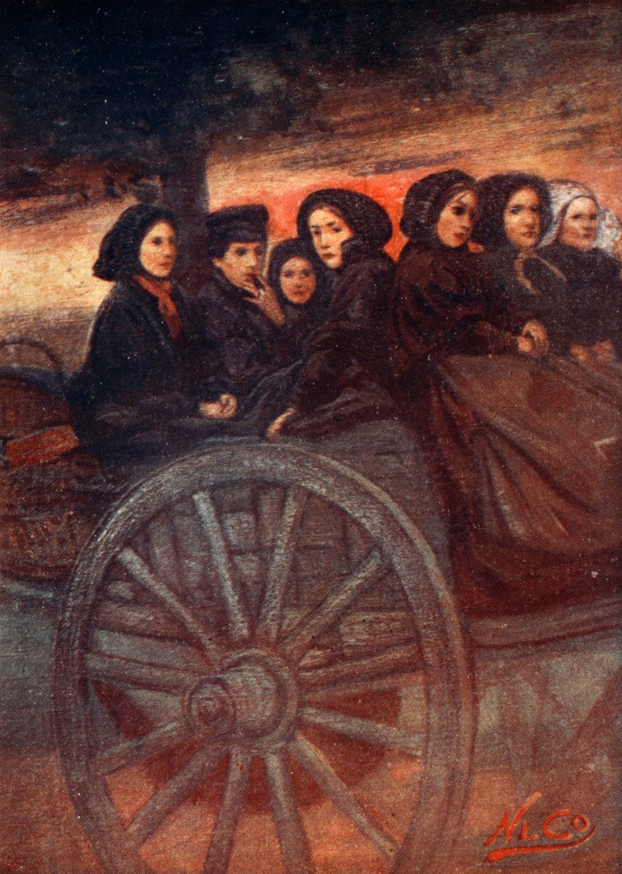 Návrat z trhu, 1904 od Nico Jungman