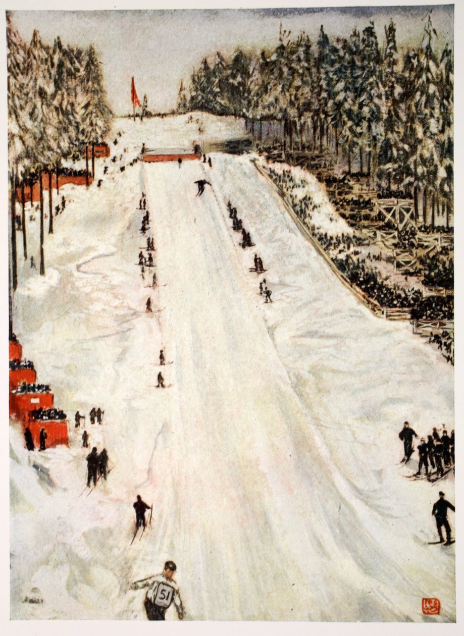 Lyžařské sporty, 1905 od Nico Jungman