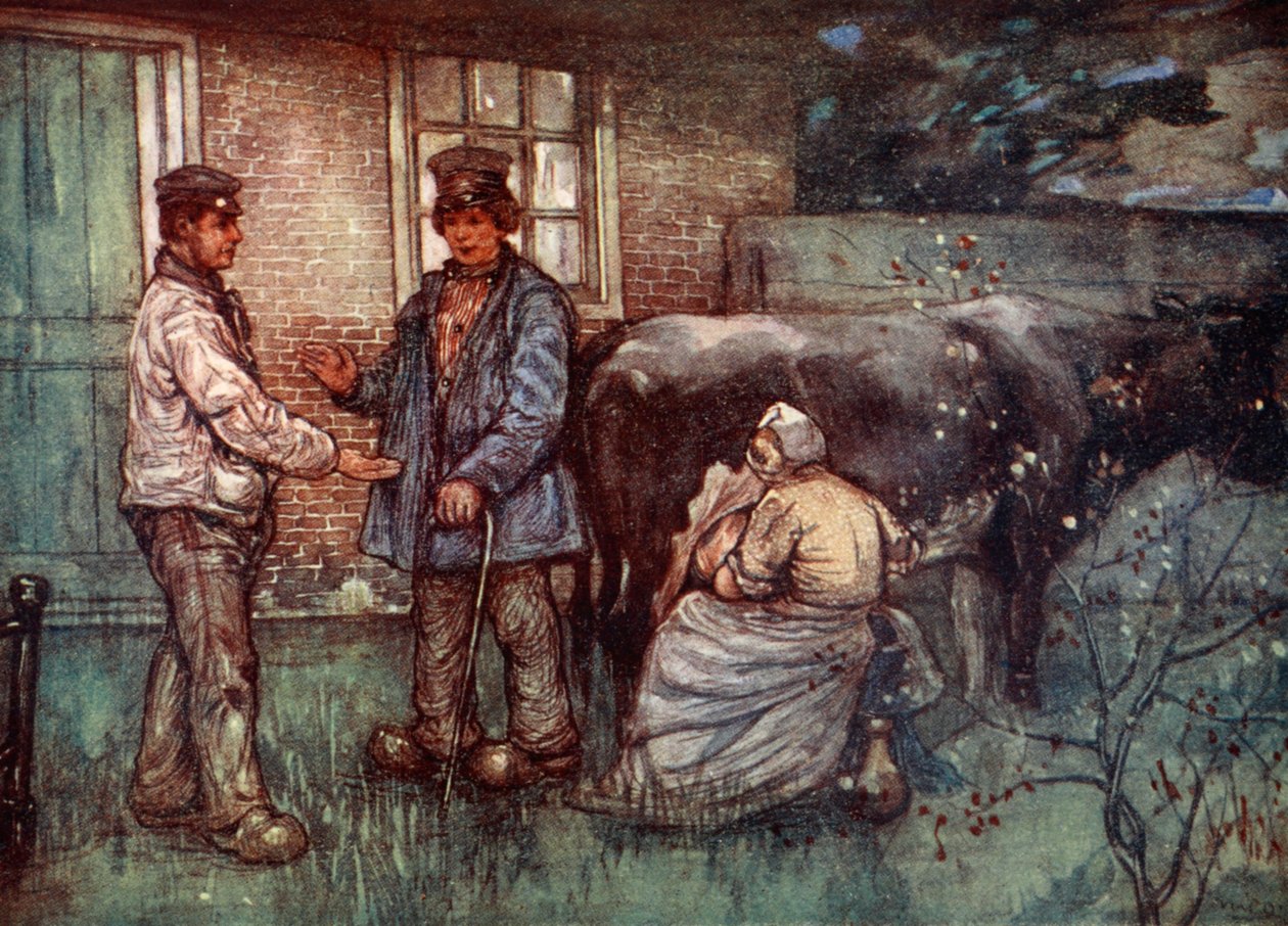 Prodej krávy, 1904 od Nico Jungman