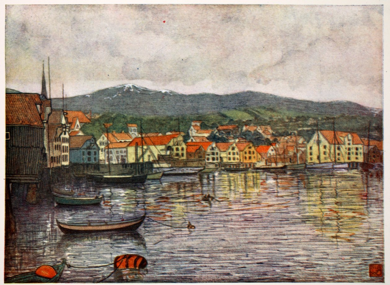 Město Molde, 1905 od Nico Jungman