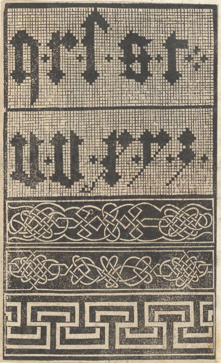 Vzor díla, strana 17 vzadu, srpen 1529, srpen 1529. od Nicolò Zoppino