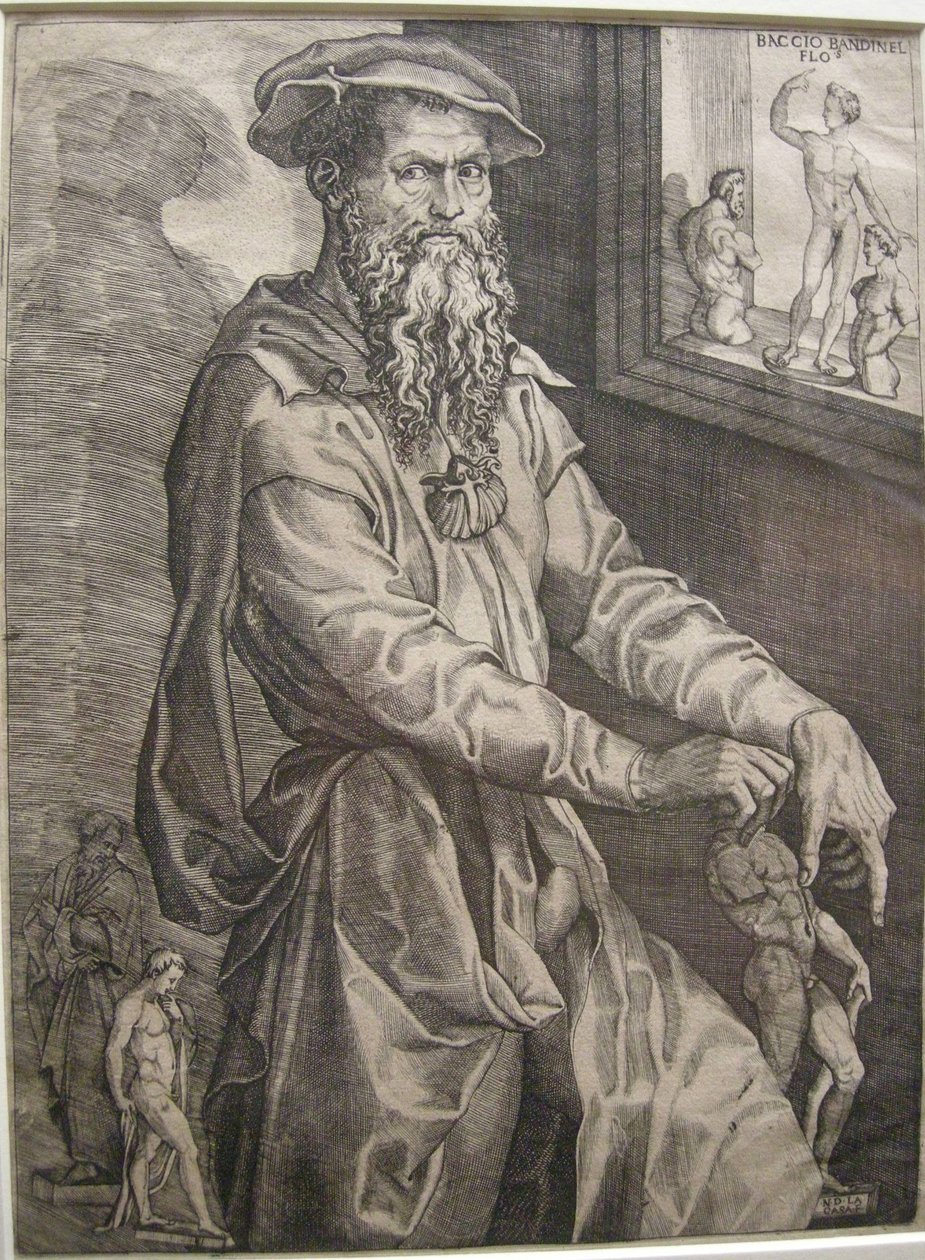Portrét Baccia Bandinelliho od Nicolo della Casa