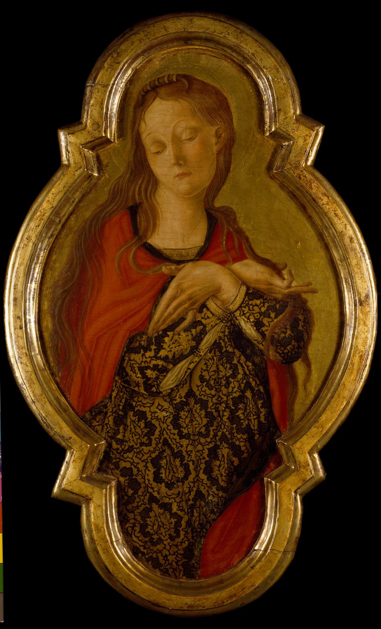 Máří Magdalena, 15. století (tempera na panelu) od Nicola de Maestro Antonio