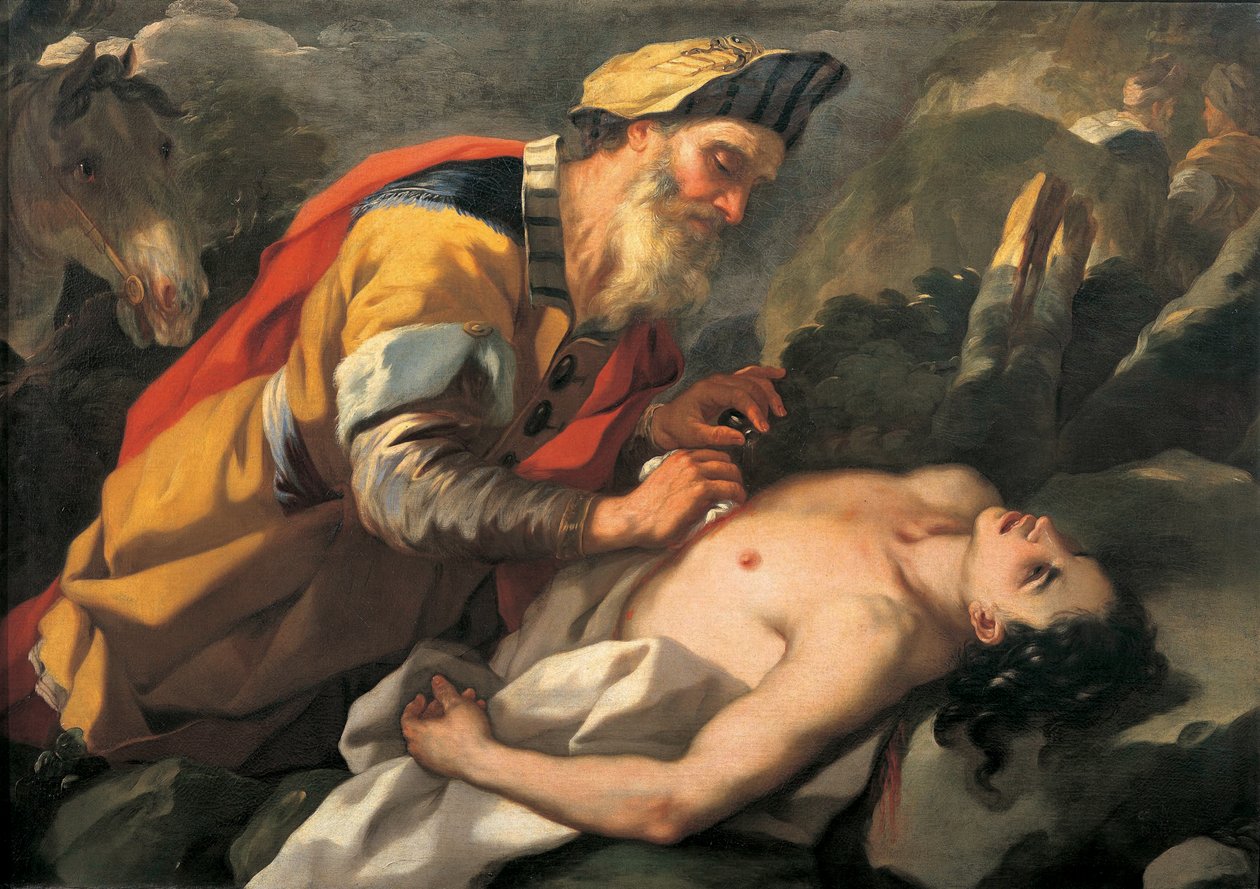 Dobrý Samaritán, asi 1705. od Nicola Malinconico