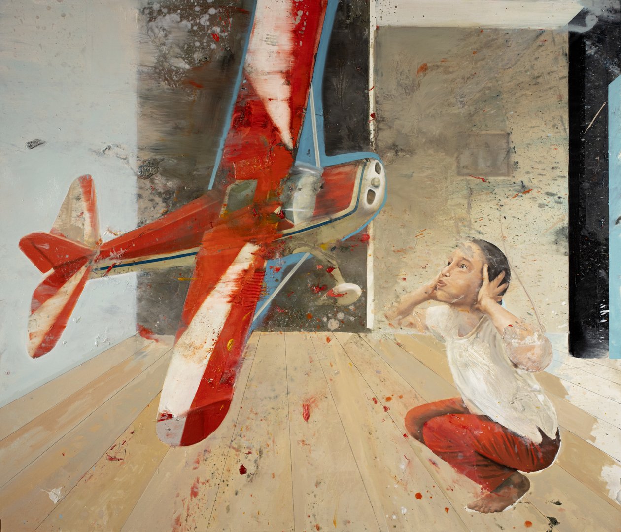 Air Blow III, 2022 (olej na plátně) od Nicola Pucci