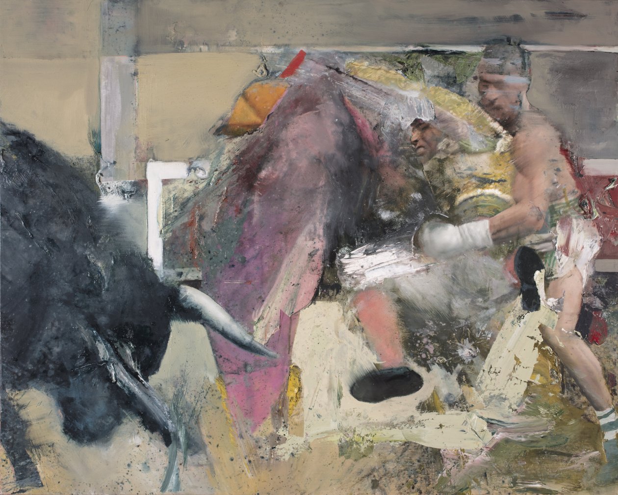 Corrida III, 2018 (olej na plátně) od Nicola Pucci