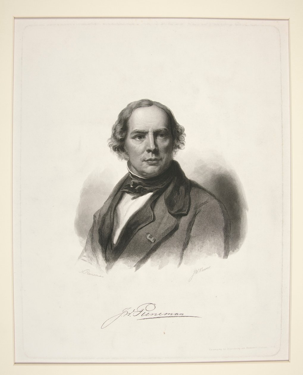 Portrét J.W. Menší od Nicolaas Pieneman