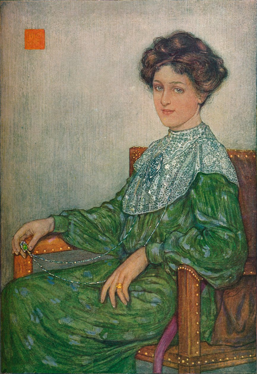 Portrét paní J. Maltwoodové, c1892-1906, 1906-7 od Nicolaas Wilhelm Jungmann