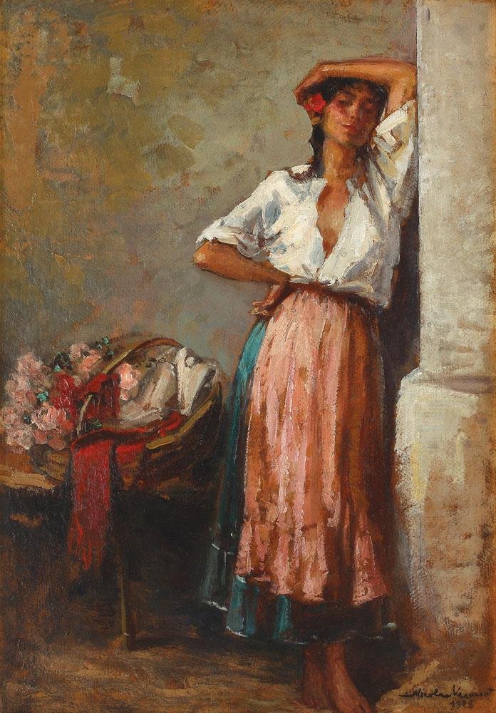 Květinářka od Nicolae Vermont