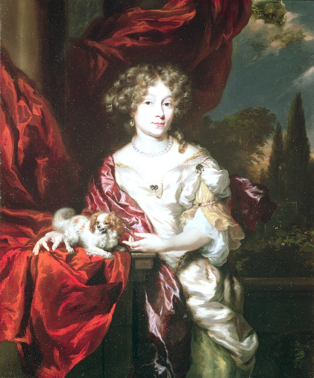 Portrét dámy, 1677 od Nicolaes Maes