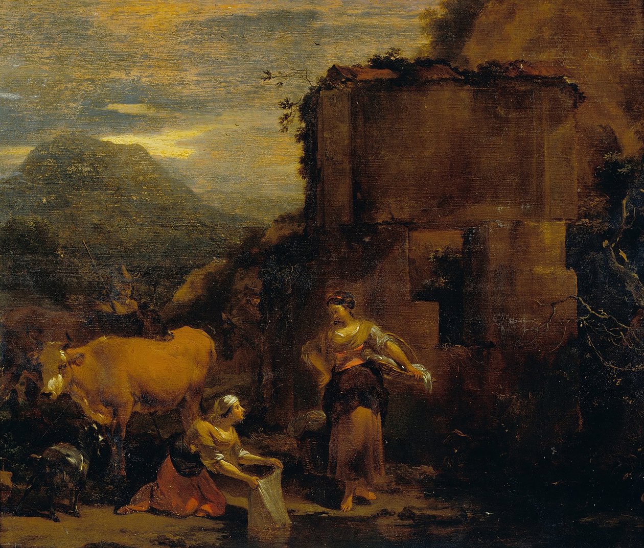 Pračky od Nicolaes Pietersz. Berchem