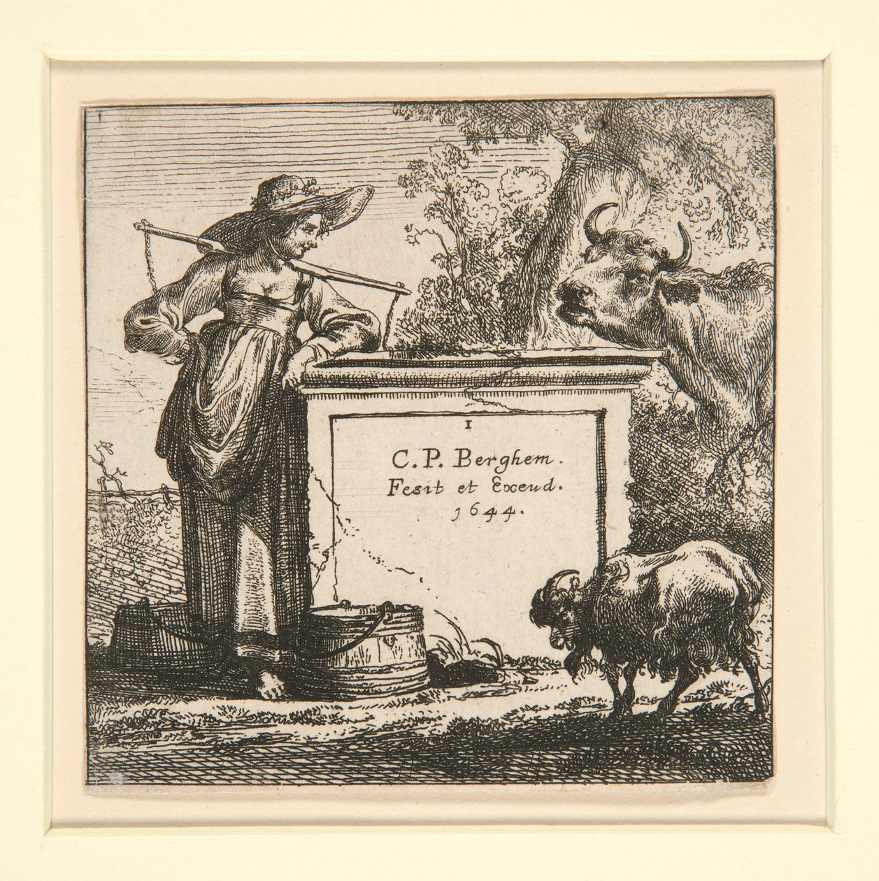 Soubor krav s dojnicí od Nicolaes Berchem